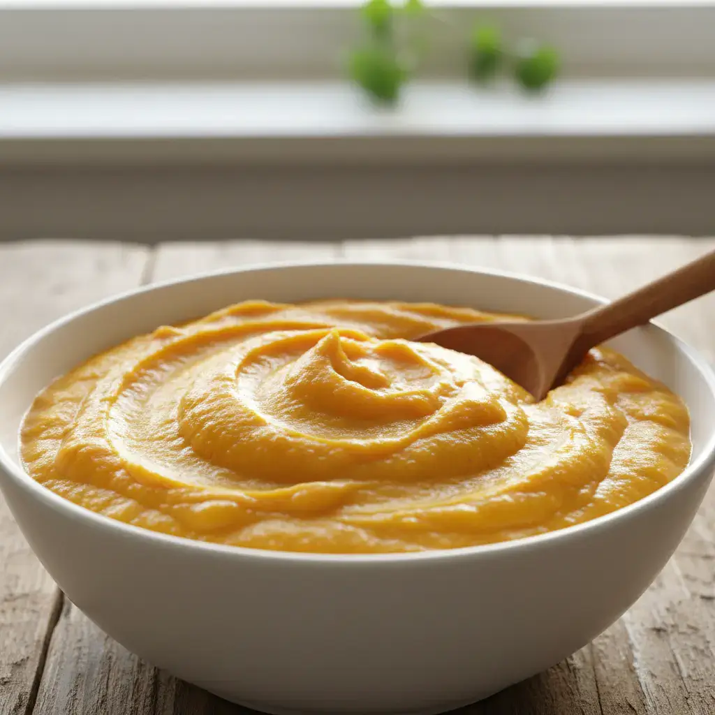 Fresh pure pumpkin